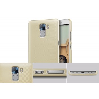 Huawei Mate S deklas auksines sp. "Nillkin" Frosted Shield serijos + plevele Huawei Mate S deklas auksines sp. "Nillkin" Frosted Shield serijos + plevele